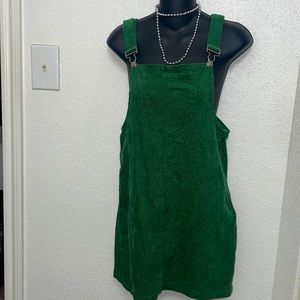 Green Overall Dress 👗